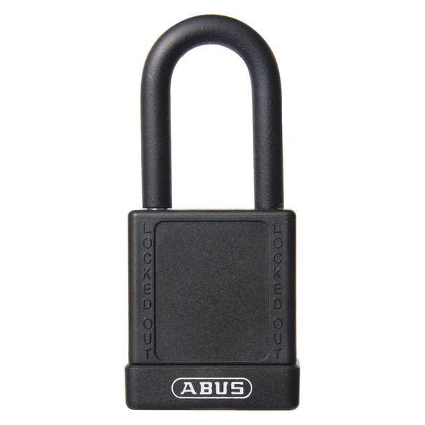 Lockout Padlock, KD, Black, 1-3/4