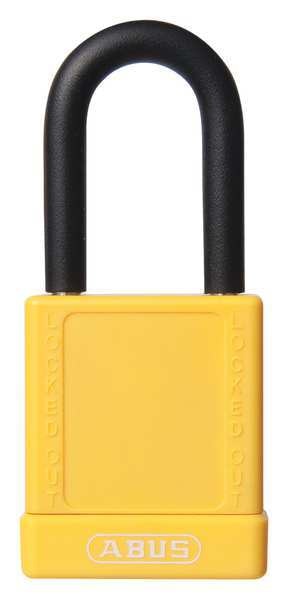 Lockout Padlock, KD, Yellow, 1-3/4