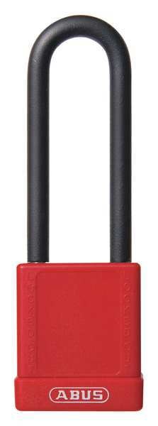 Lockout Padlock, KA, Red, 1-3/4