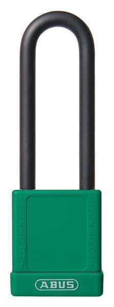 Lockout Padlock, KA, Green, 1-3/4