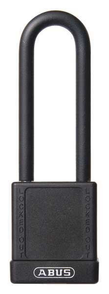 Lockout Padlock, KA, Black, 1-3/4