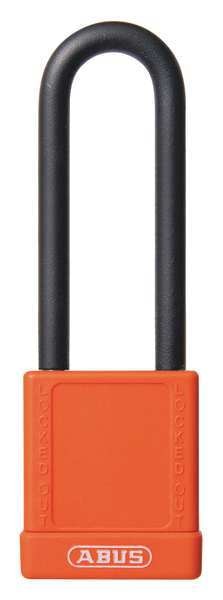 Lockout Padlock, KD, Orange, 1-3/4