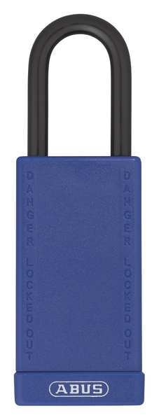 Lockout Padlock, KD, Blue, 3