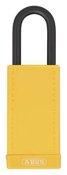 Lockout Padlock, KA, Yellow, 3