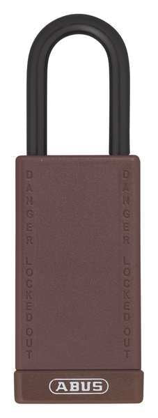 Lockout Padlock, KD, Brown, 3