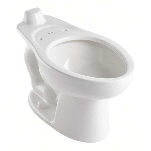 Toilet Bowl, 1.1/1.6 gpf, Flush Valve, Floor Mount, Elongated, White