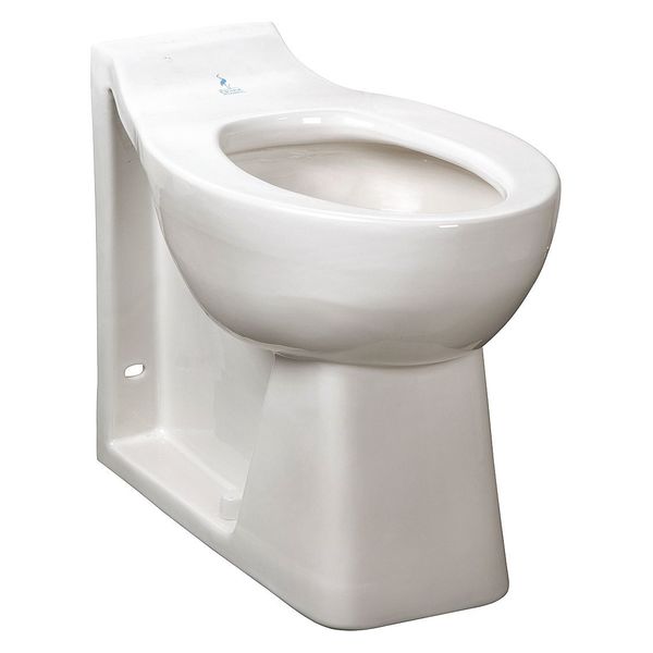 Toilet Bowl, 1.6 gpf, Flush Valve, Floor Mount, Elongated, White