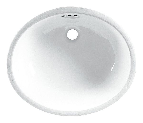 Bathroom Sink, 15-3/4in. L, 19-1/4in. W