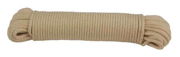 Rope, Cotton, 5/16in Dia, 100 ft.
