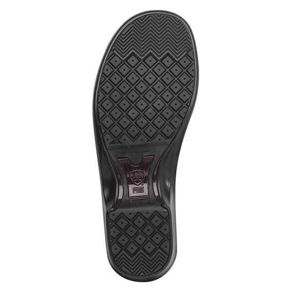 Work Boots, Womens, 5-1/2, B, Slip On, Blk, PR