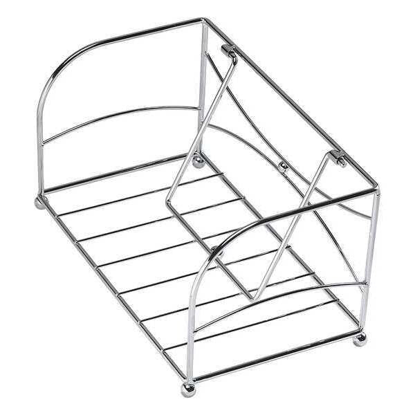 Guest Towel Basket, Chrome, Rectangular