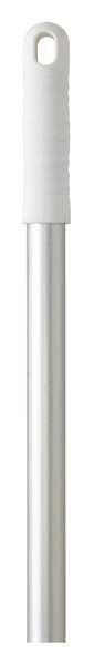 1260mm Color Coded Handle, 1 in Dia, White, Aluminum