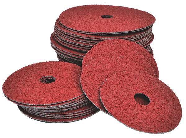 Fiber Disc, 9-1/8 in., 50 Grit, Brown