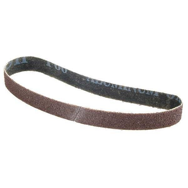 Benchstand Belt, Coated, 2 in W, 48 in L, 60 Grit, Medium, Aluminum Oxide, Predator, Brown