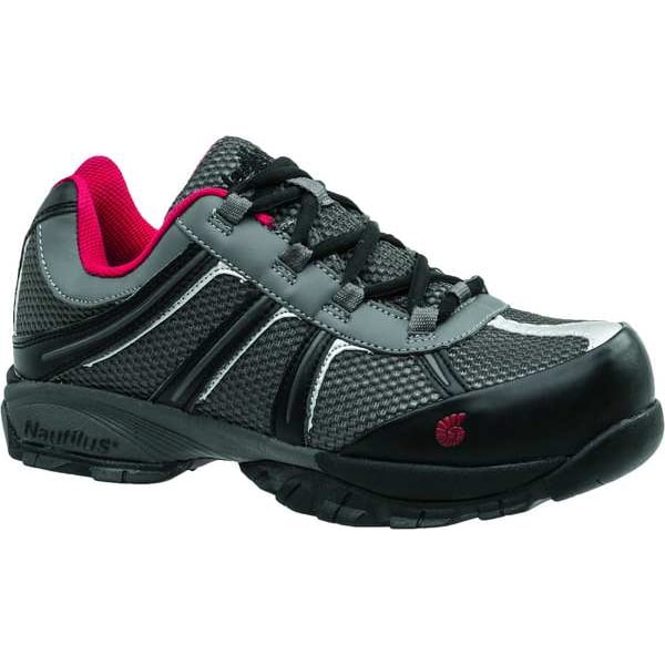 Athletic Style Work Shoes, Men, 9M, Gray, PR