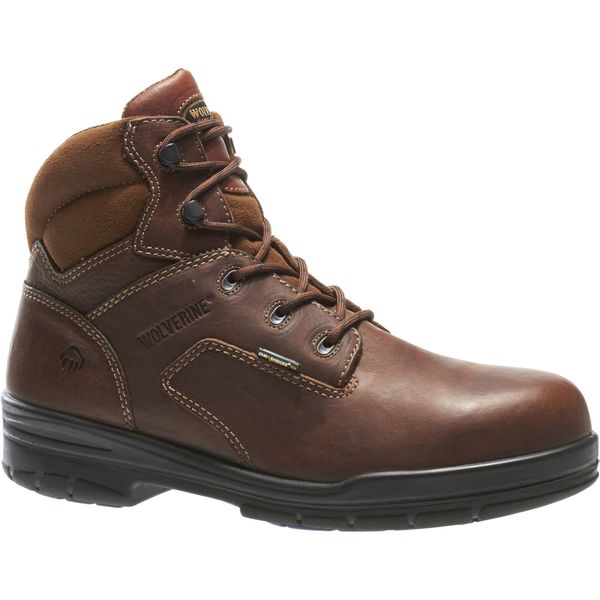 Work Boots, Composite, Mens, 7, EW, Brown, PR