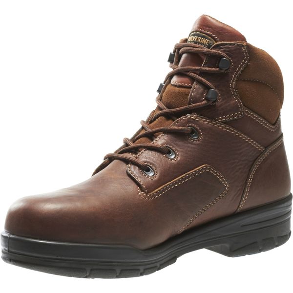 Work Boots, Composite, Mens, 7, EW, Brown, PR