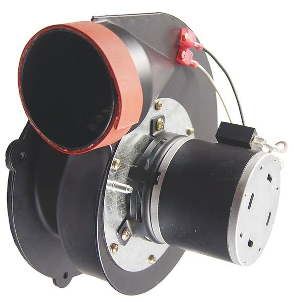 Draft Inducer, 115V, Metal, 9 in H.