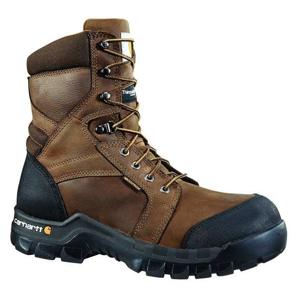 Wrk Boots, Mens, 12, W, Insulated, Drk Brn, PR