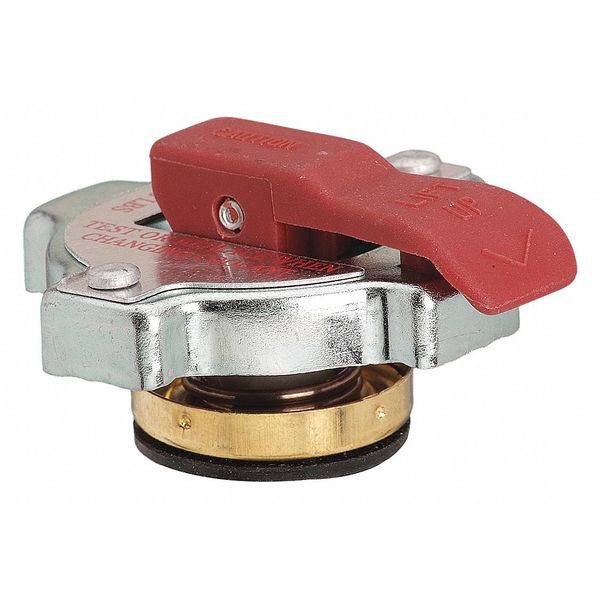 Safety Radiator Cap, 12 to 16 lb., Metal