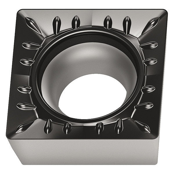 Square Turning Insert, Square, 1/2 in, SCMT, 1/32 in, Carbide