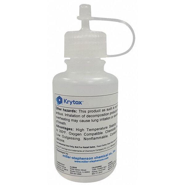 Vacuum Pump Lubricant, Dropper Bottle, 4 Oz.