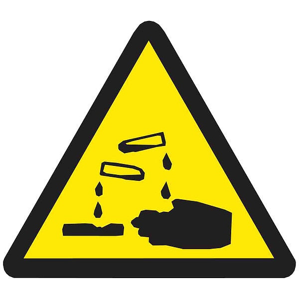 Label, PS Vinyl, 8inHx8inW, Acid, PK10