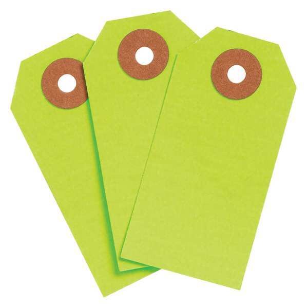 Blank Tag, Cstock, Fluor Green, PK1000