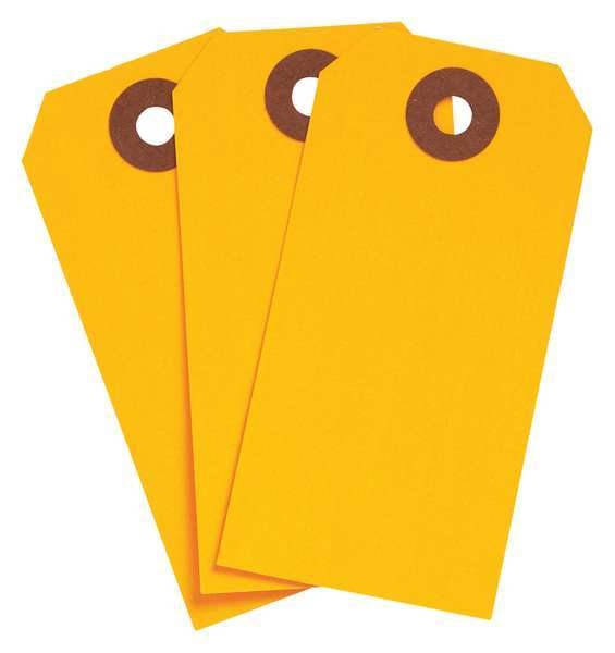 Blank Tag, Cstock, Fluor Orange, PK1000