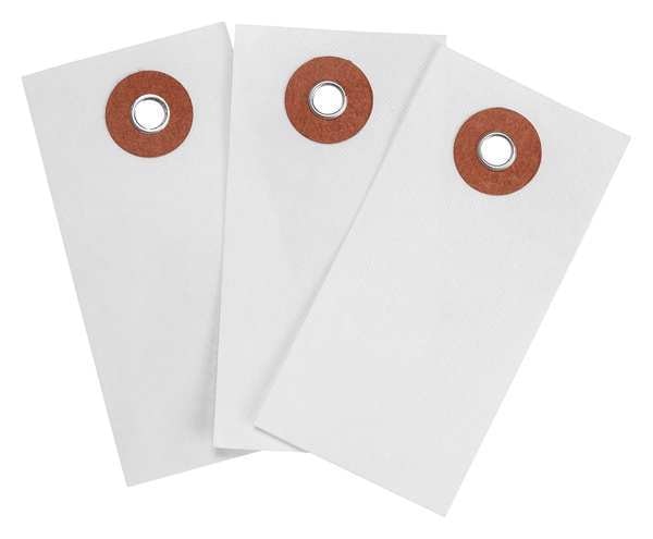 Blank Tag, Tyvek, White, 2-3/4in.H, PK1000