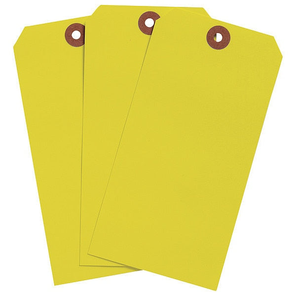 Blank Tag, Cstock, Flour Yellow, PK1000