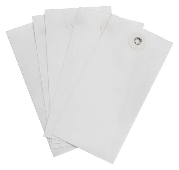Blank Tag, Tyvek, White, 4-1/4in.H, PK1000
