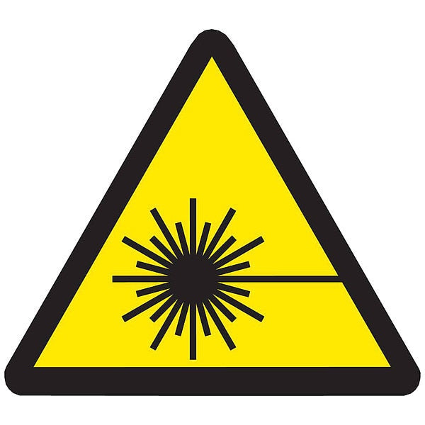 Warning Labels, 4inHx4inW, Vinyl, PK10, 60220