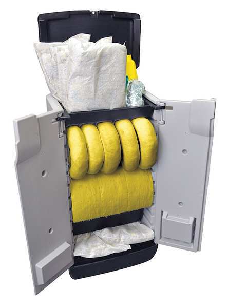 Spill Kit, Chem/Hazmat, Gray