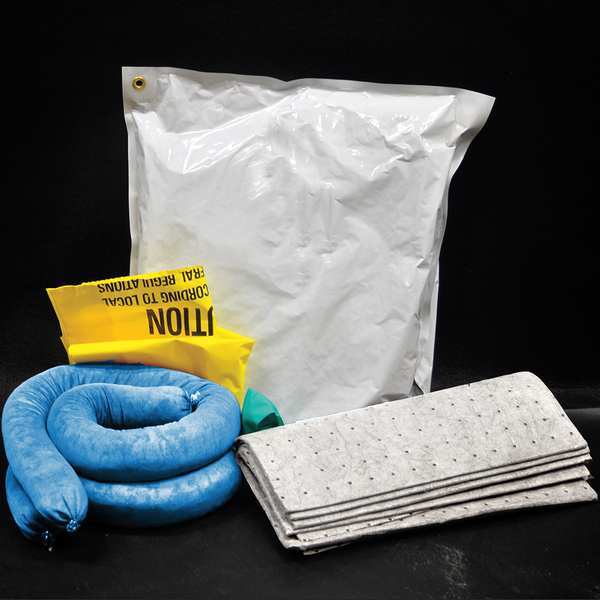 Spill Kit, Oil-Based Liquids, Blue