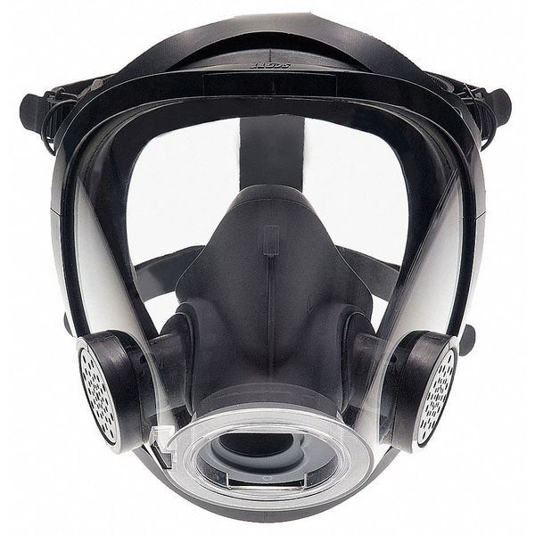 Full-Facepiece Respirator, Rubber, M