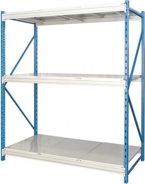 Starter Bulk Storage Rack, 36 in D, 48 in W, 3 Shelves