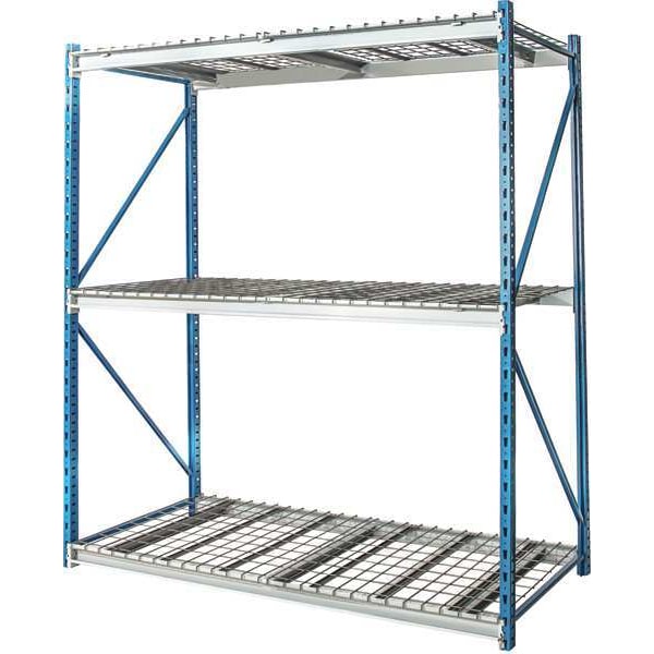 Starter Bulk Storage Rack, 24 in D, 96 in W, 3 Shelves