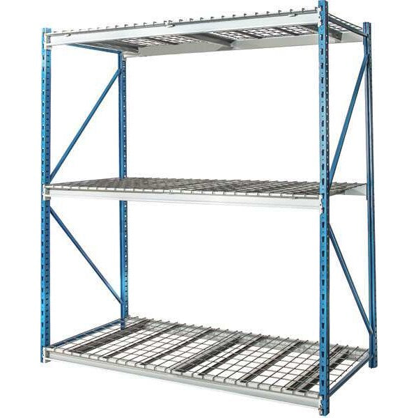 Starter Bulk Storage Rack, 36 in D, 96 in W, 3 Shelves