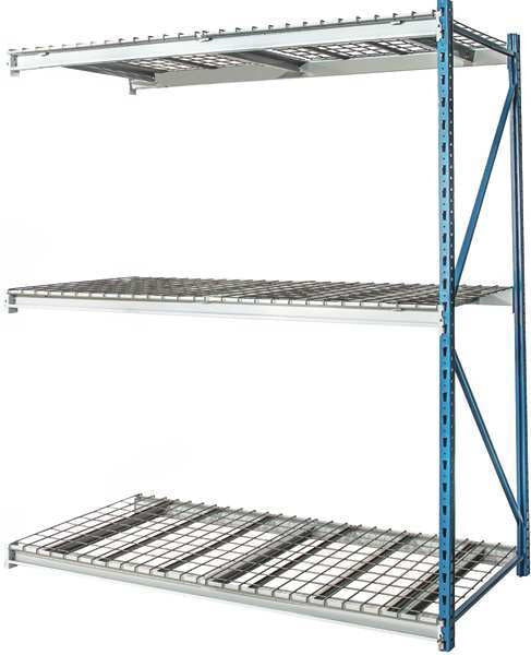 Add-On Bulk Storage Rack, 48 in D, 48 in W, 3 Shelves
