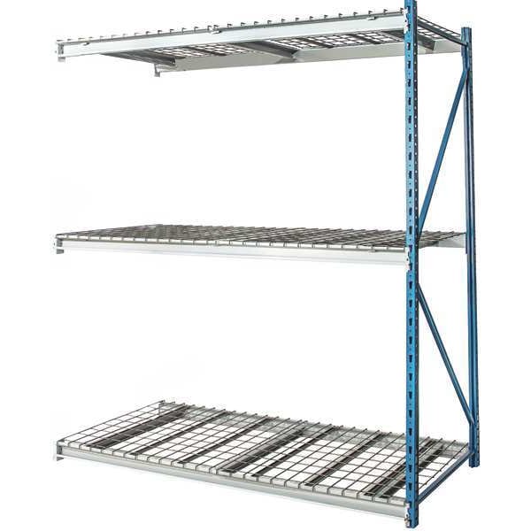 Add-On Bulk Storage Rack, 36 in D, 48 in W, 3 Shelves