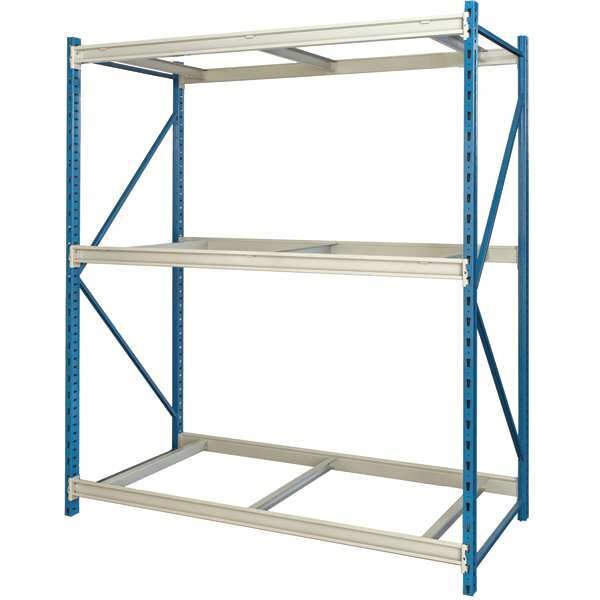Starter Bulk Storage Rack, 24 in D, 96 in W, 3 Shelves