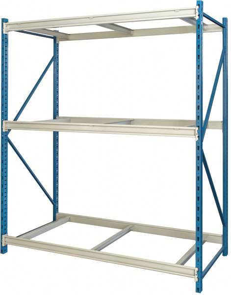 Starter Bulk Storage Rack, 36 in D, 72 in W, 3 Shelves