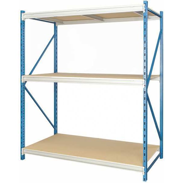 Starter Bulk Storage Rack, 24 in D, 72 in W, 3 Shelves