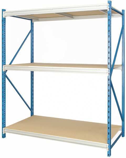 Starter Bulk Storage Rack, 36 in D, 96 in W, 3 Shelves