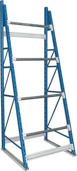 Cable Reel Rack, 4-Axle Starter, 48 in. W