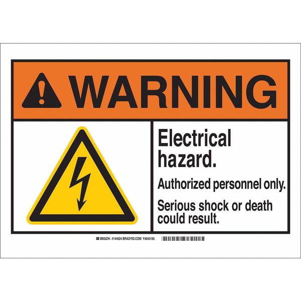 Warning Sign, B-555, 10