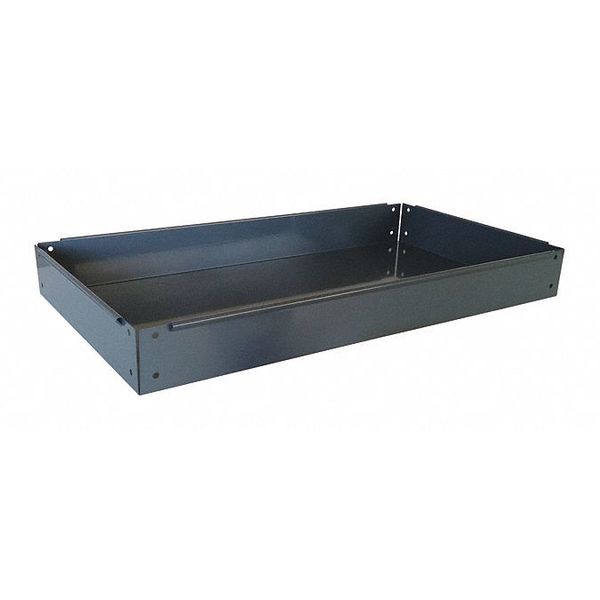 Service Cart Tray, 200 lb., Gray, Steel