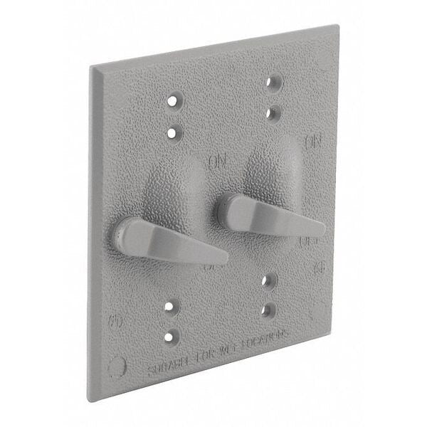 2 Gang Lever Switch Cover