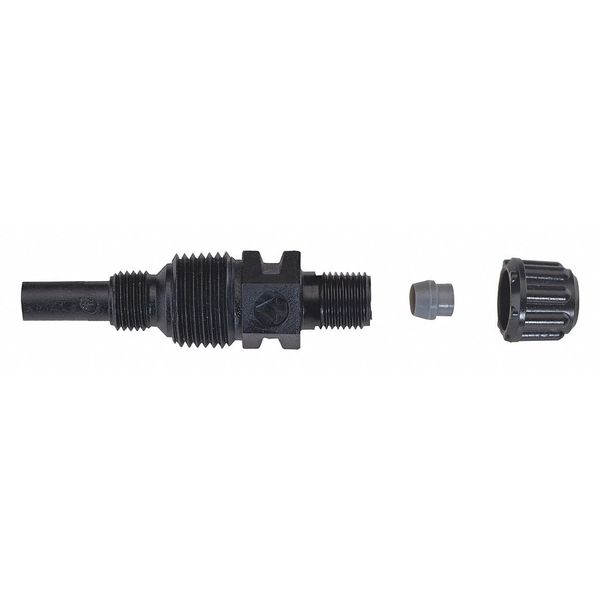 Inject Fitting W/Nut Ferrule 1/4In, PK5